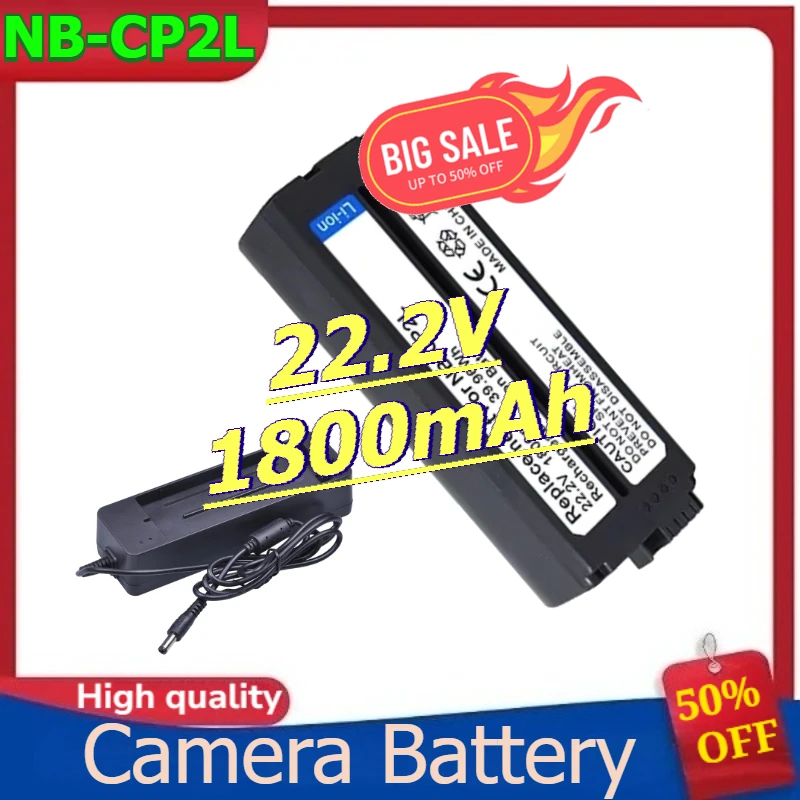

NB-CP2LH NB-CP2L Camera Battery Rechargeable for Canon NB-CP1L CG-CP200 CP1500 CP1300 CP900 CP800 22.2V 1800mAh 39.96Wh