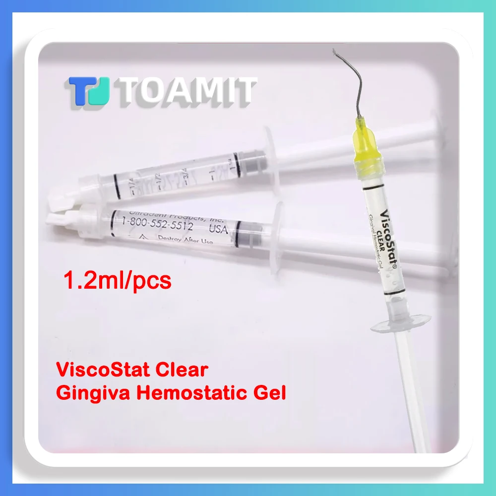 

Dental ViscoStat Clear Hemostatic Gel Cavity Gingival Oral Agents Dental Materials Genuine Aluminium Chloride White Teeth Clinic