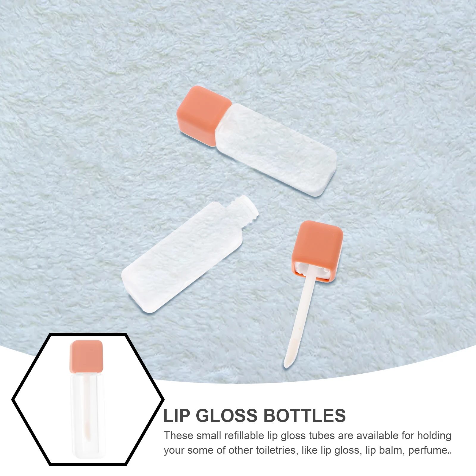 5 個 6 ミリリットル空のグロスチューブ詰め替え可能なミニ口紅ボトルトラベルサイズ漏れ防止 DIY リップオイル血清保管ポータブルチャーム