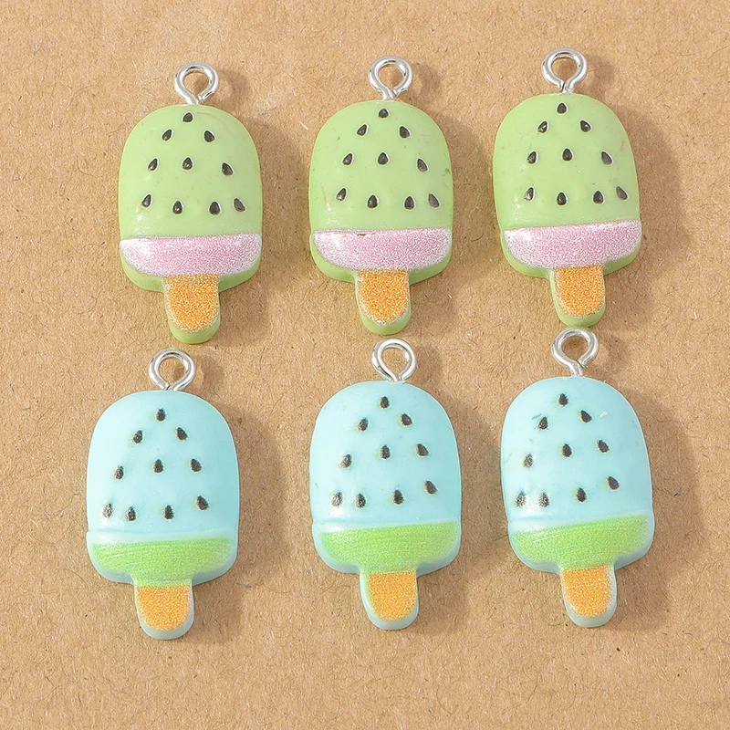 15 teile/los Mix Nette Harz Blume Charms für Die Herstellung Von Ohrringen Halskette Anhänger DIY Handgemachte kinder Schmuck Zubehör Erkenntnisse – Detail 33