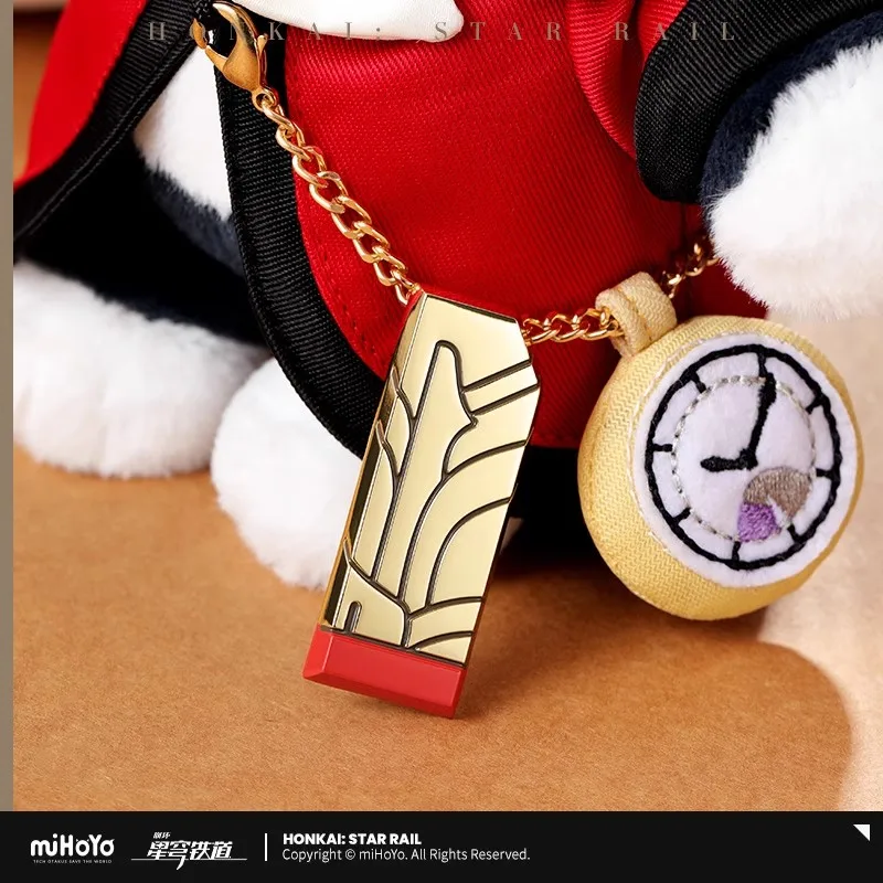 

Official miHoYo Honkai:StarRail Star Rail Train Crew Member Special Ticket Anime Game Merchandise Keychain