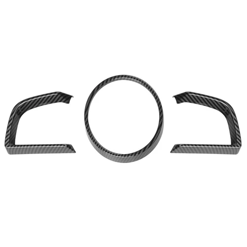 Imagen 2 del producto Embellecedor de cubierta de marco de Instrumento Interior de salpicadero de fibra de carbono para Mazda 3 Axela 2014-2018