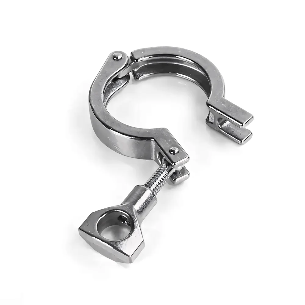 SS304 Tri-Clamp Clover Sanitär-Schnellkupplung 1-8 Zoll 25,4-119mm für Heimbrauerei, Destillation, Lebensmittel- und Getränkeleitungen – Detail 5