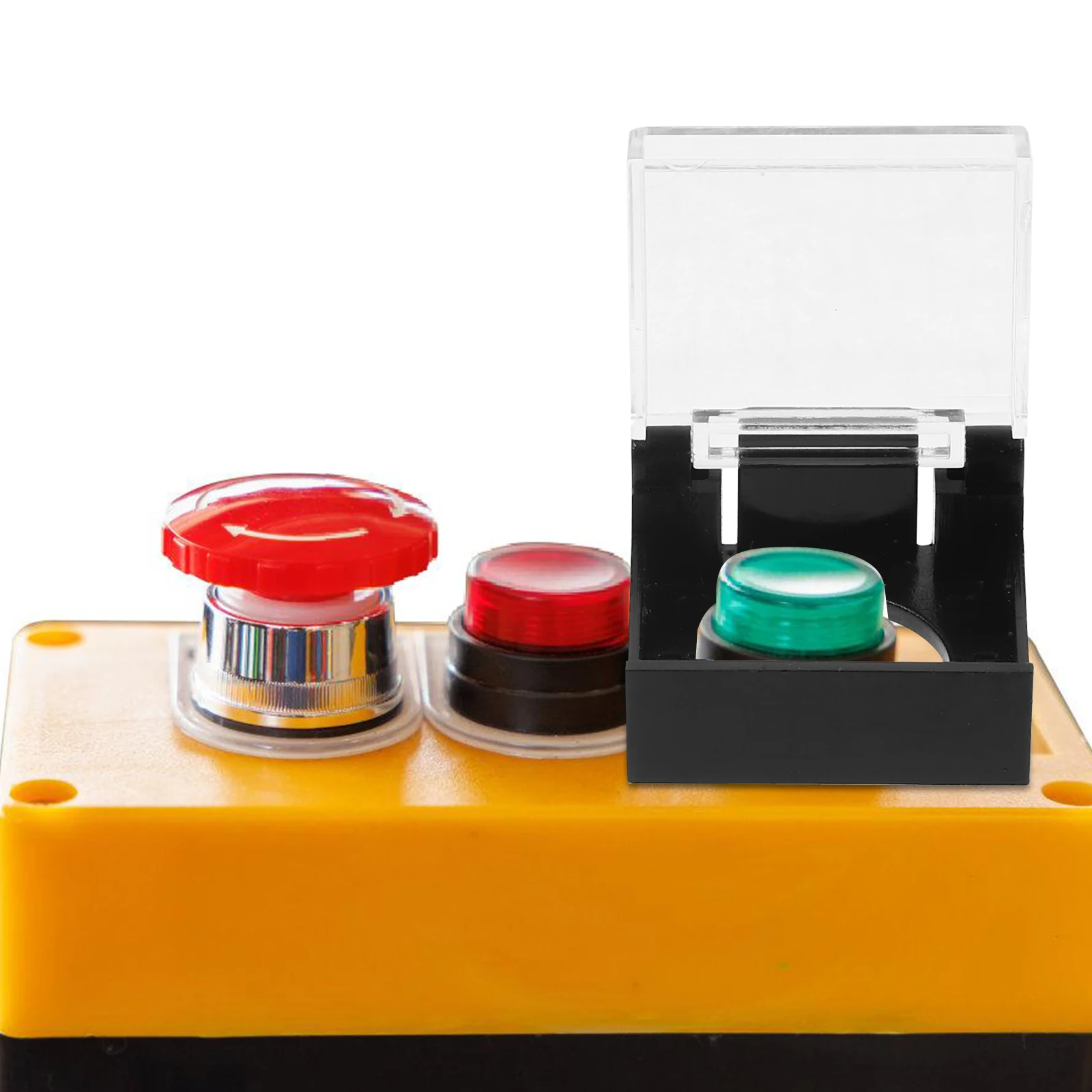 

10pcs Push Covers Protective Guard Switch For Emergency Start Stop Plastic Protectors Easy Install Guard Covers Push