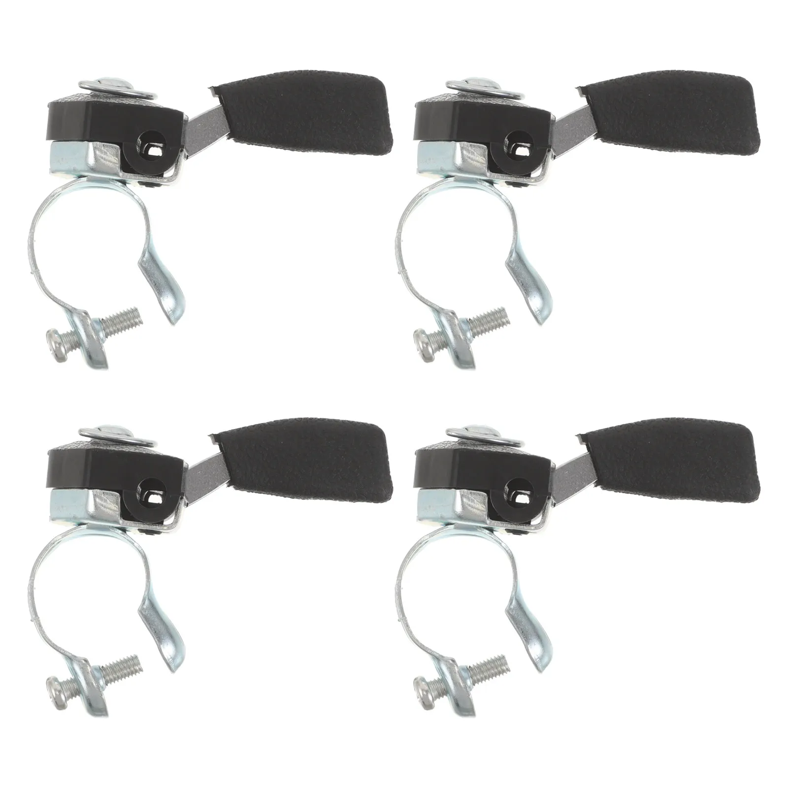 4Pcs Aluminum Thumb Shifter Throttle Lever Control for Garden Tractor Lawn Mower Atv Go Kart Replacement Handlebar Clamp