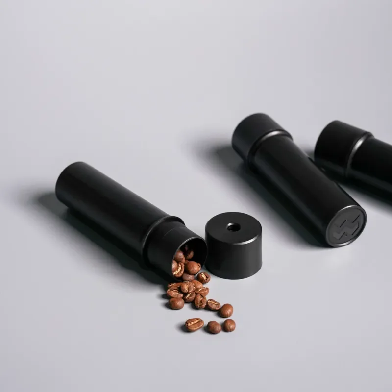 For  Coffee Bean Storage Tube 25g Capacity Sealed Can PP Material Sub Bottling Container Airtight Jar