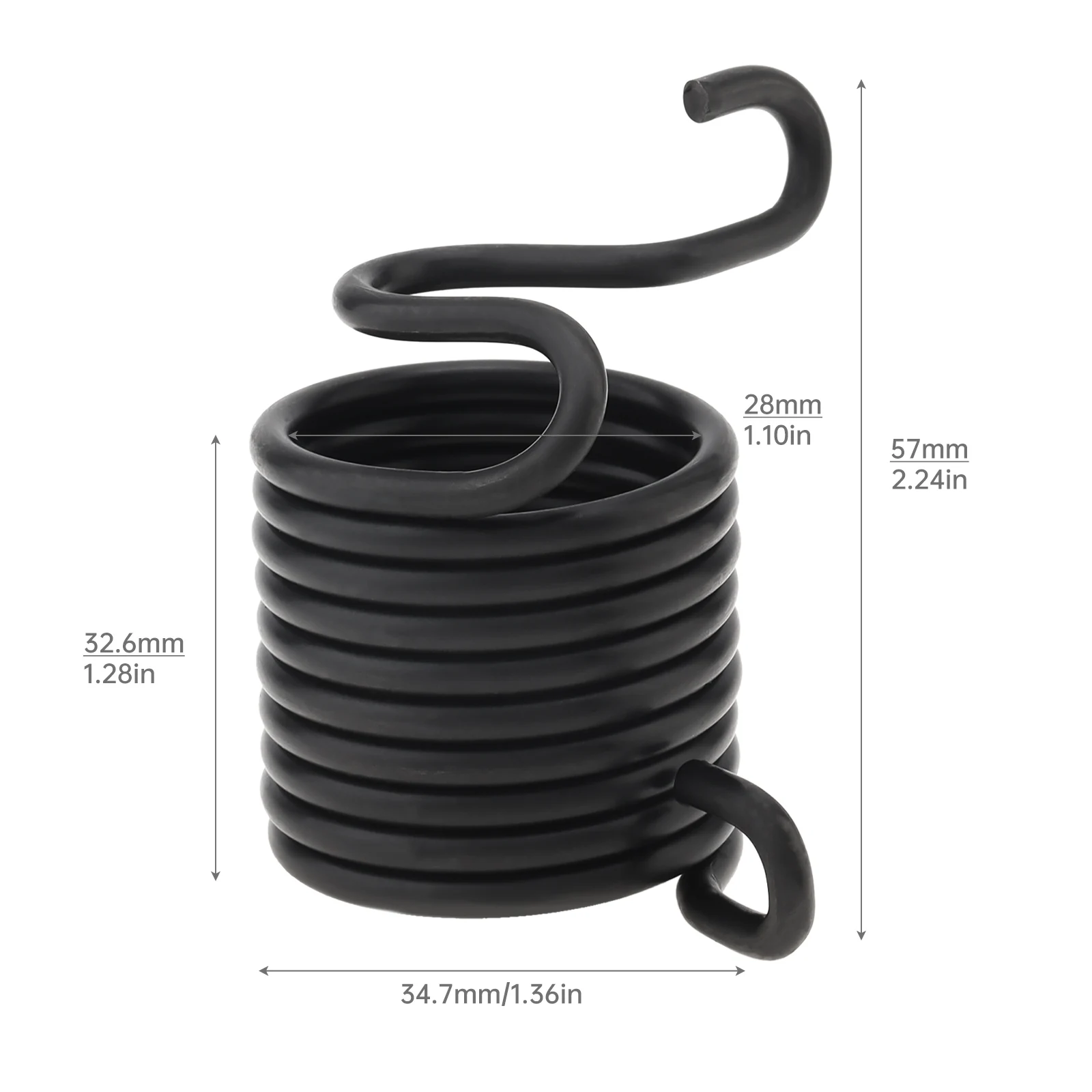 Air Shovel Interface Spring Support 45# Steel Universal Hard Pneumatic Hammer Bits Pneumatic Rivets Impact Head Spring - view 6