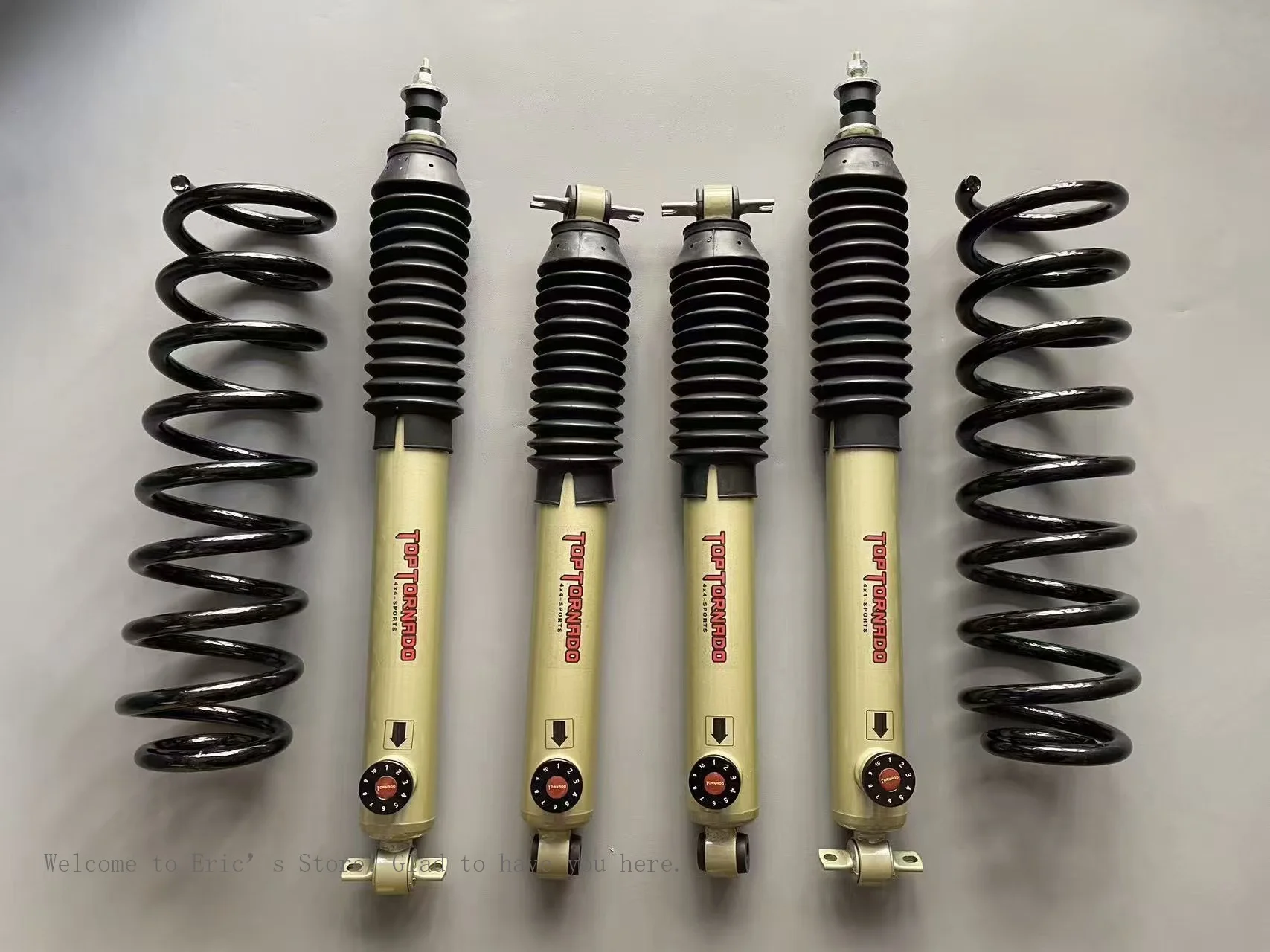 For Jeep Cherokee XJ 4x4 Suspension Kit, 3 Inch Dual Tube Adjustable Compression Nitrogen Shock Absorber