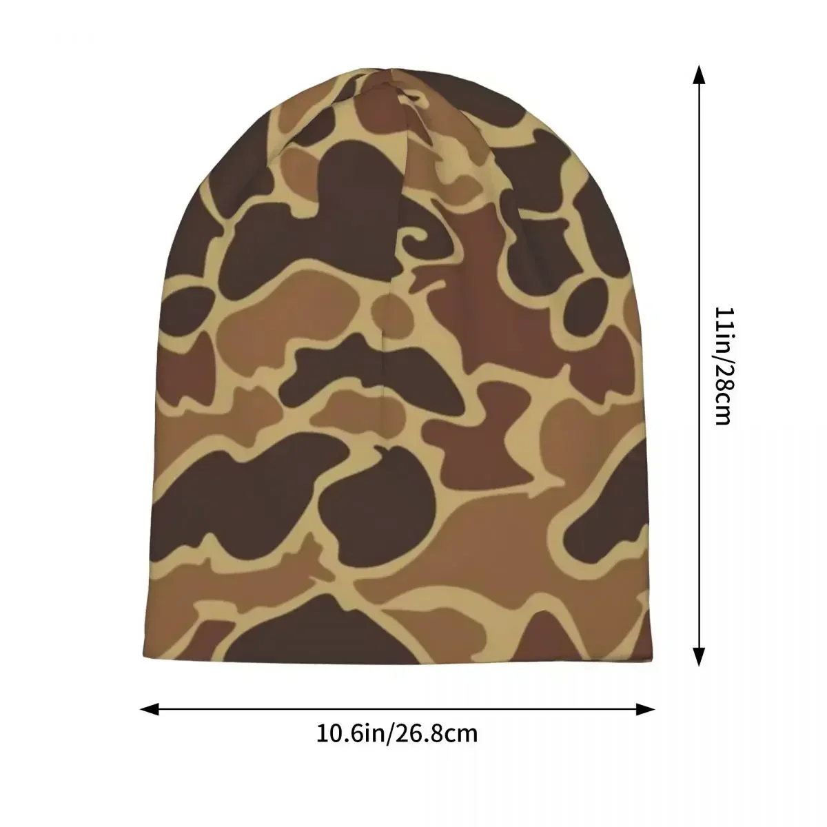 Duck Camo Skullies Beanies Hats Warm Autumn Winter Outdoor Cap Knitted Bonnet Caps for Unisex Adult