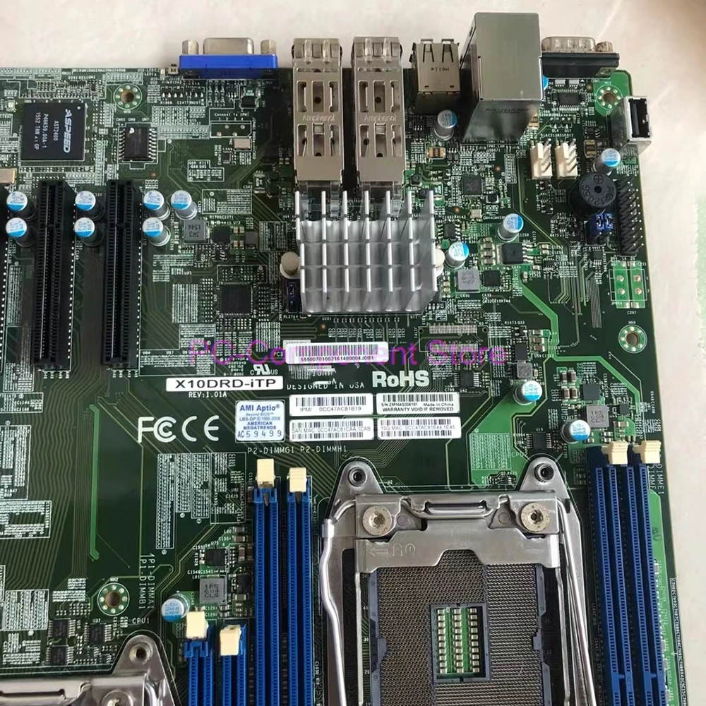 

X10DRD-iTP For Supermicro PC Motherboard E5-2600 v4/v3 Family Processor Dual Port 10G SFP+ LGA2011 DDR4