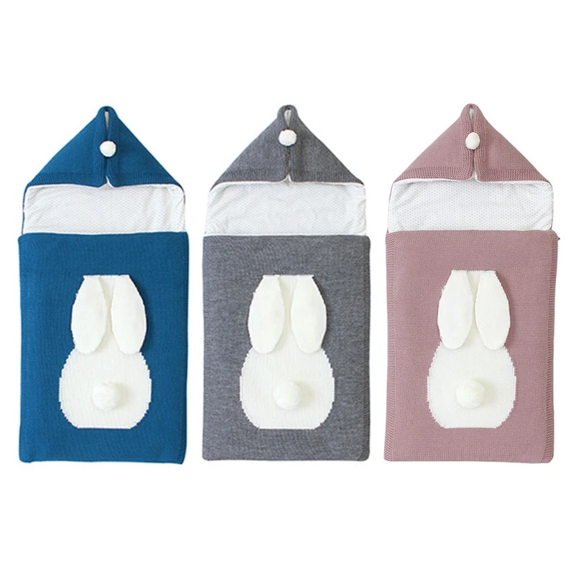 

Baby Stroller Footmuff Sleeping Bag Knitted Envelopes Autumn Winter Sleepsack