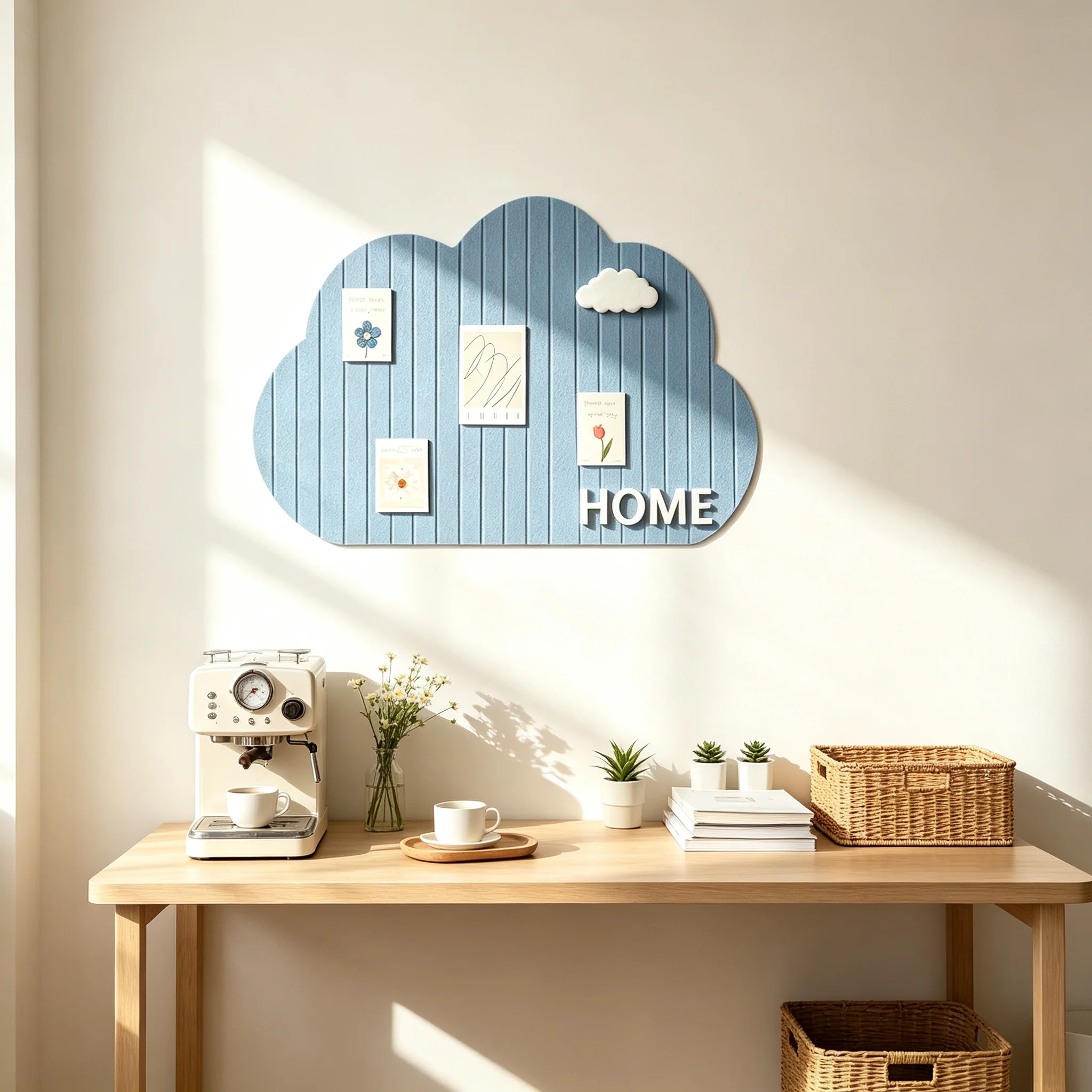 Home Decorative Felt Board Multifunctional Pin Board and Display Board Reusable Felt Wall Decoration Board