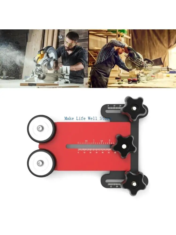 Extended Thin Rips Jig Table Jig Guide for Repeat Narrow Strips Cuts Works with Router Table Band