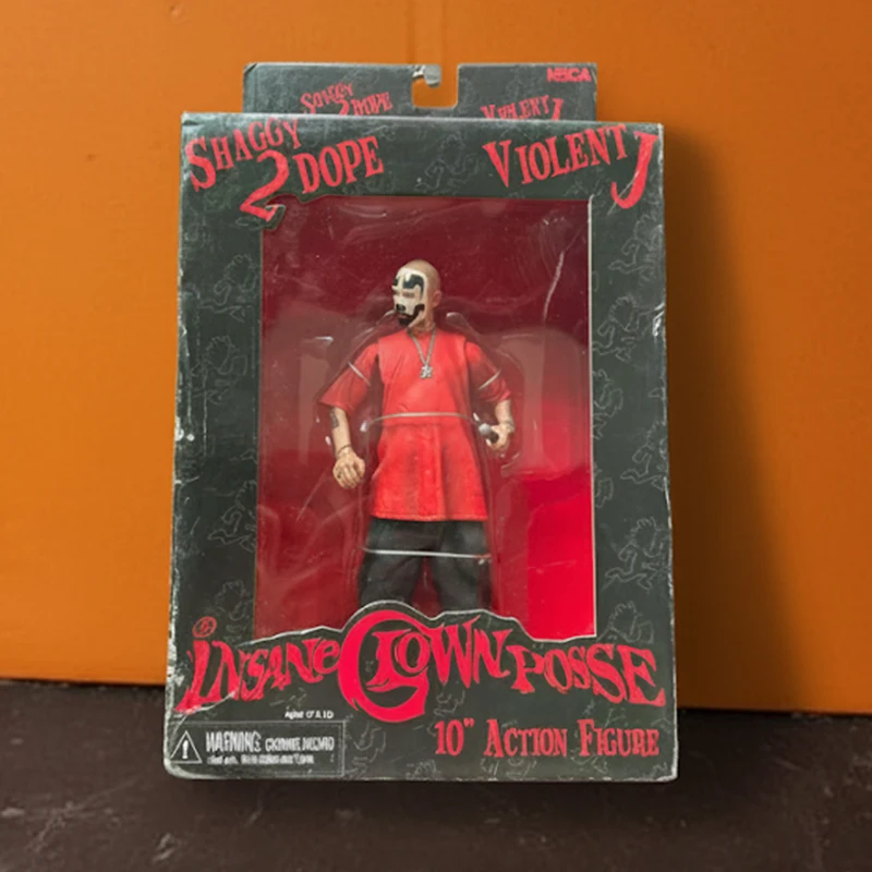 2007 NECA أشعث 2 Dope 10 "عمل الشكل ث/ميكروفون مجنون مهرج Posse ICP نادر خمر الراب مجموعة شخص حقيقي #1