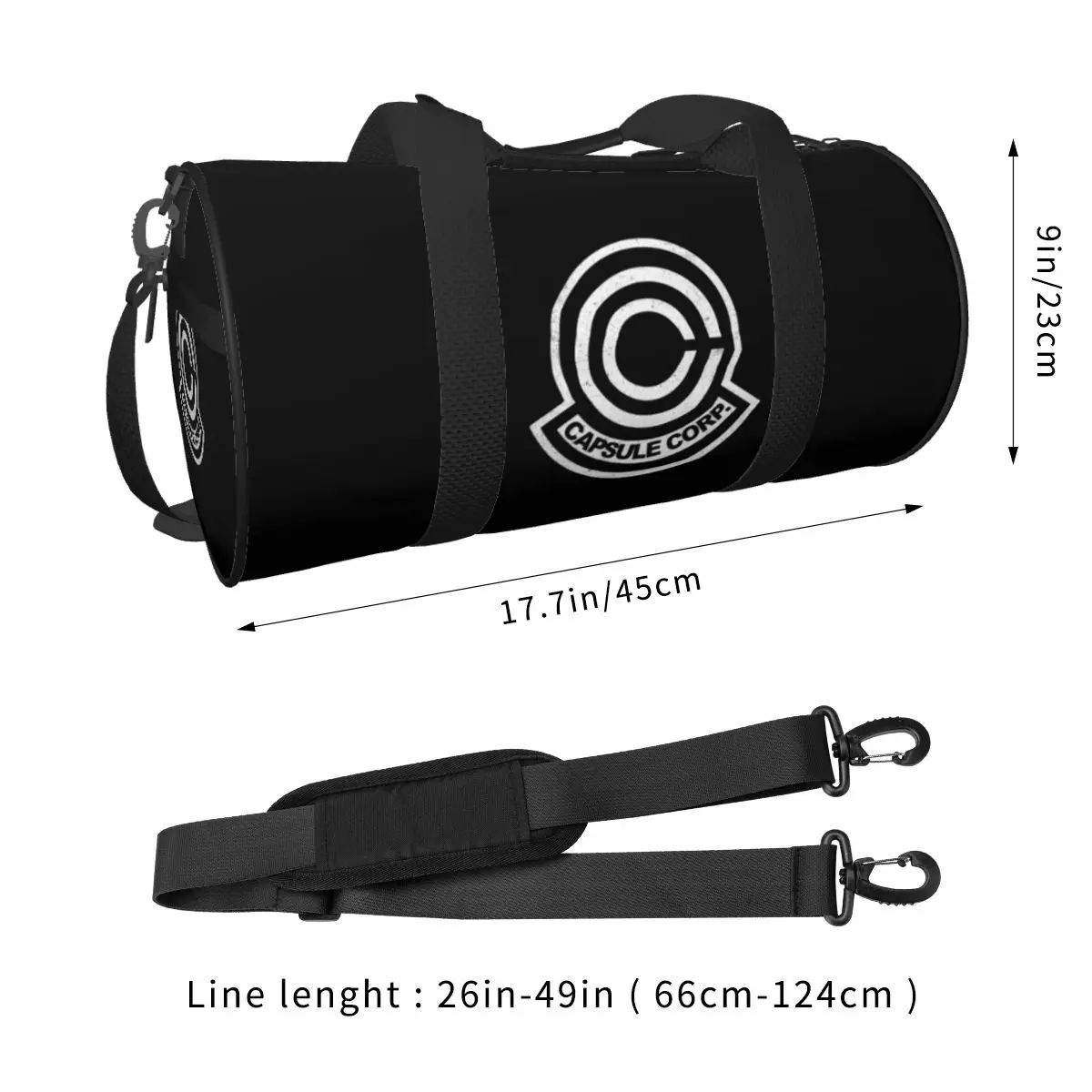 Capsules Corp Classic Sport Bags Design Anime Cool Gym Accessories Gym Bag Outdoor Male Female Custom Handbag Travel Fitness Bag