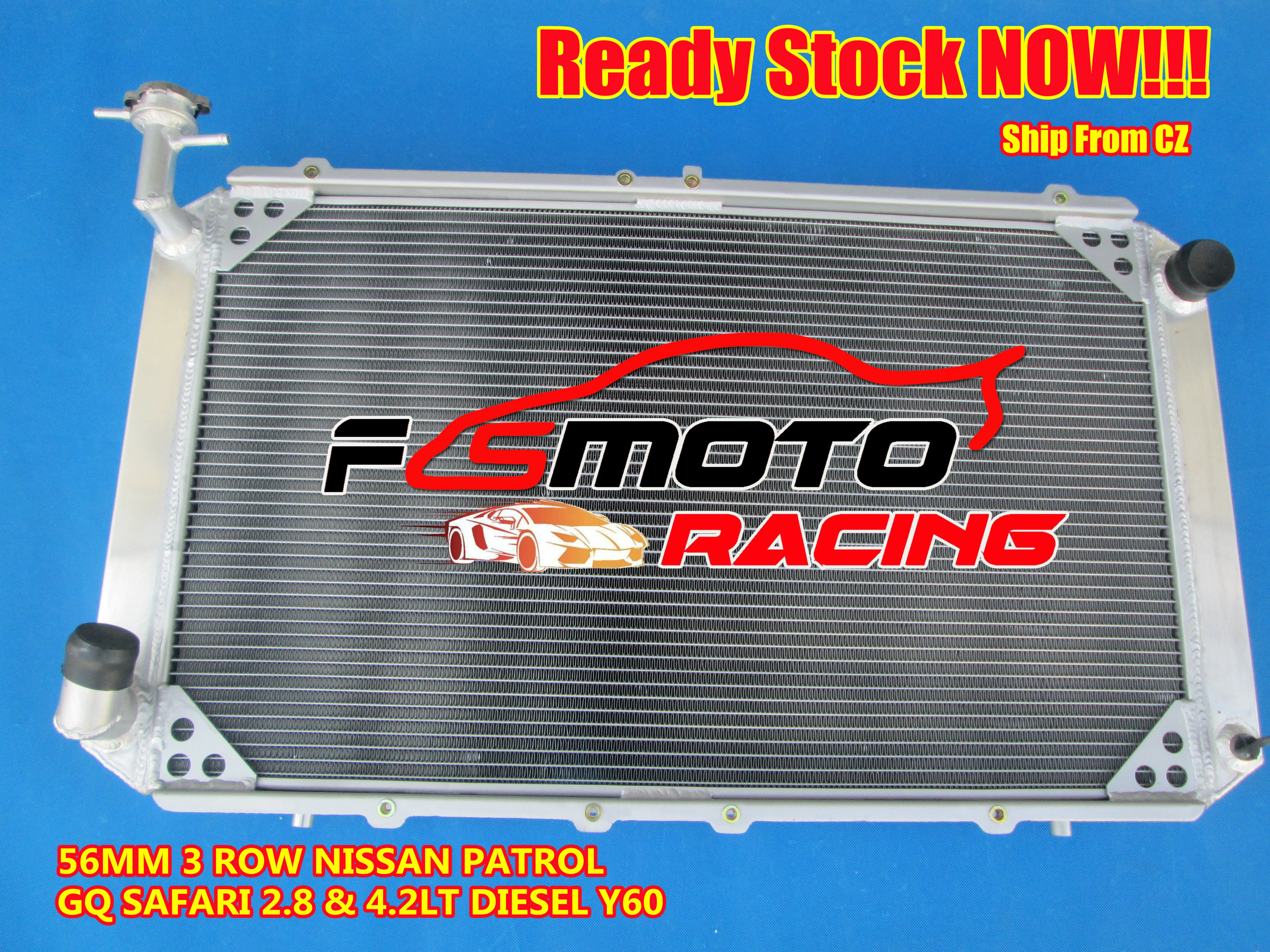 3 ROW All Aluminum Radiator For NISSAN PATROL GQ SAFARI 2.8 & 4.2LT DIESEL Y60