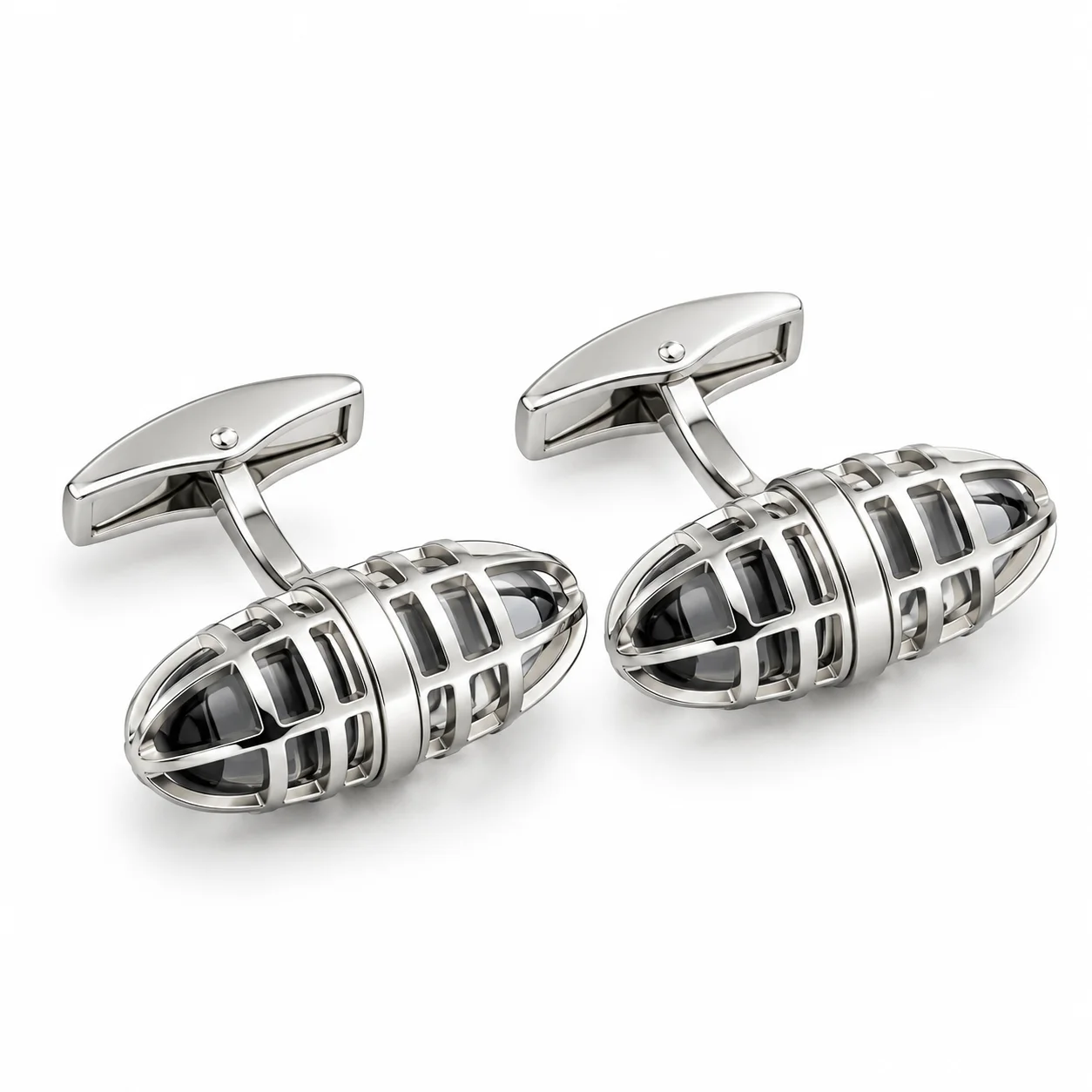 Boutons de manchette classiques pour homme, capsules creuses, boutons de manchette pour chemise française, pour le quotidien, le bureau, les déplacements, les costumes formels, bijoux et cadeaux