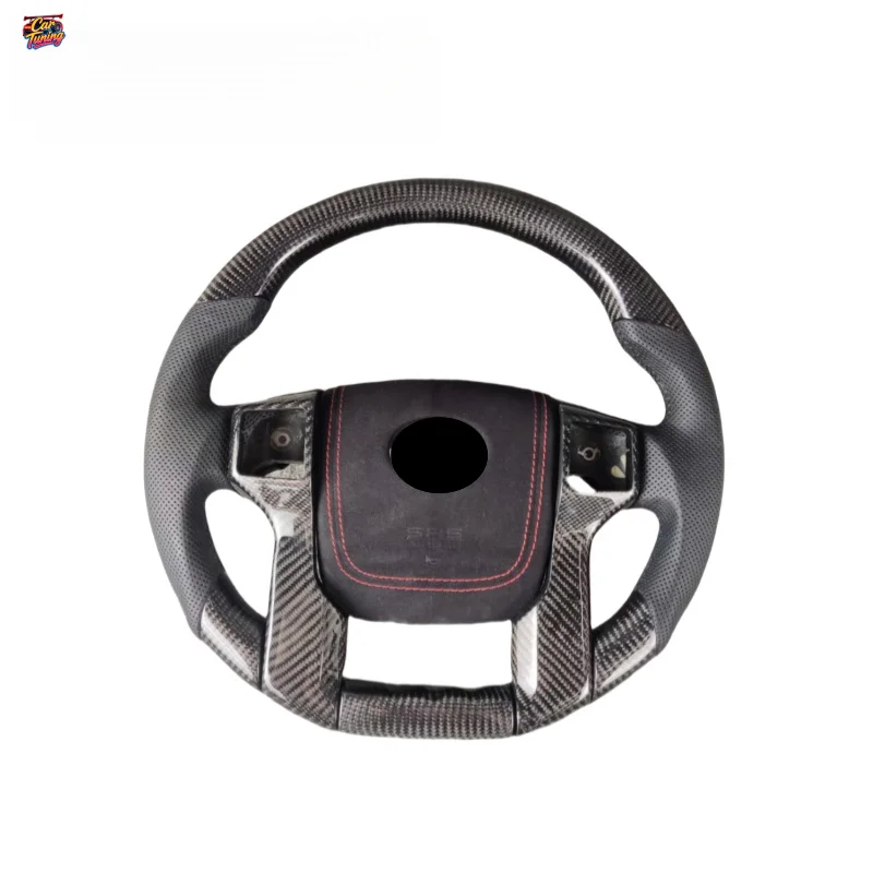For Toyota Prado Overlord Cool Roadster Ruizhi Sport Flat Bottom Carbon Fiber Steering Wheel Customization