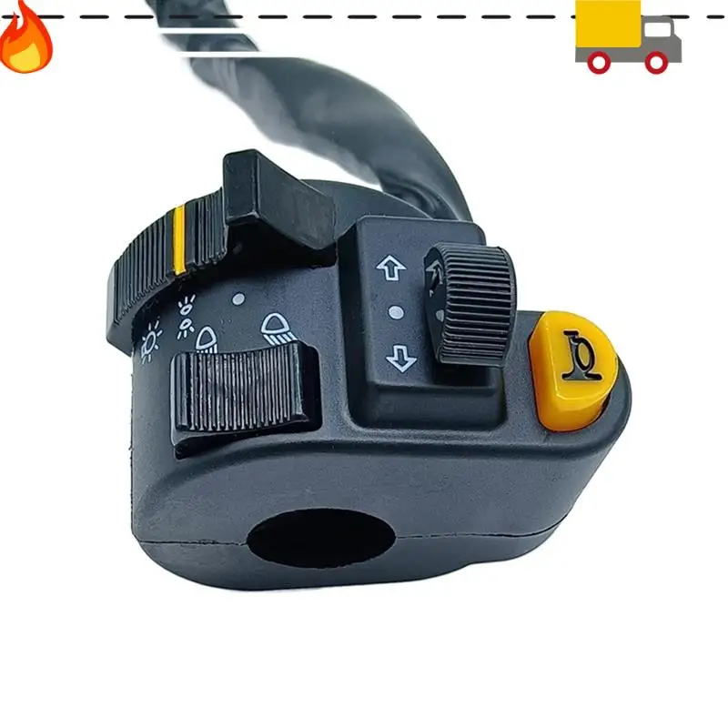 

Discount-Motorcycle 22Mm Handlebar Switch For Horn Headlight Fog Light For Tricycle Universal Switches 12V