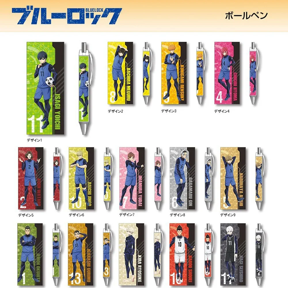 1Pcs Anime Blue PrisonBall Pen Cartoon Character BallpointCartoon Characters Cute Student Pen School Stationery Pen