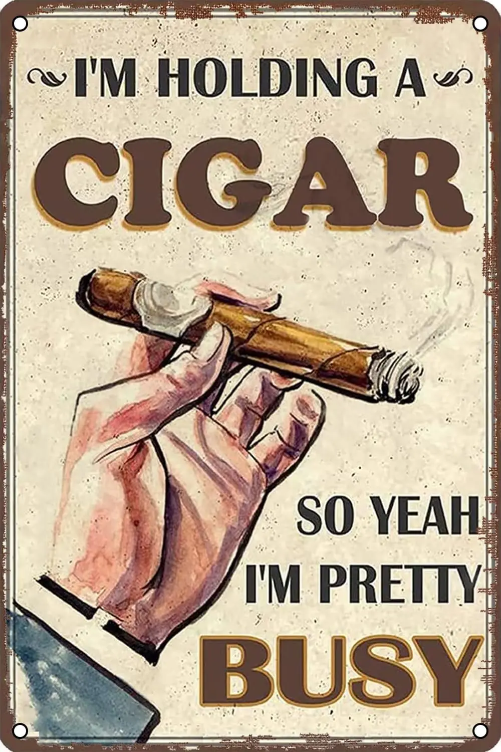 Cigar Decor Metal T…