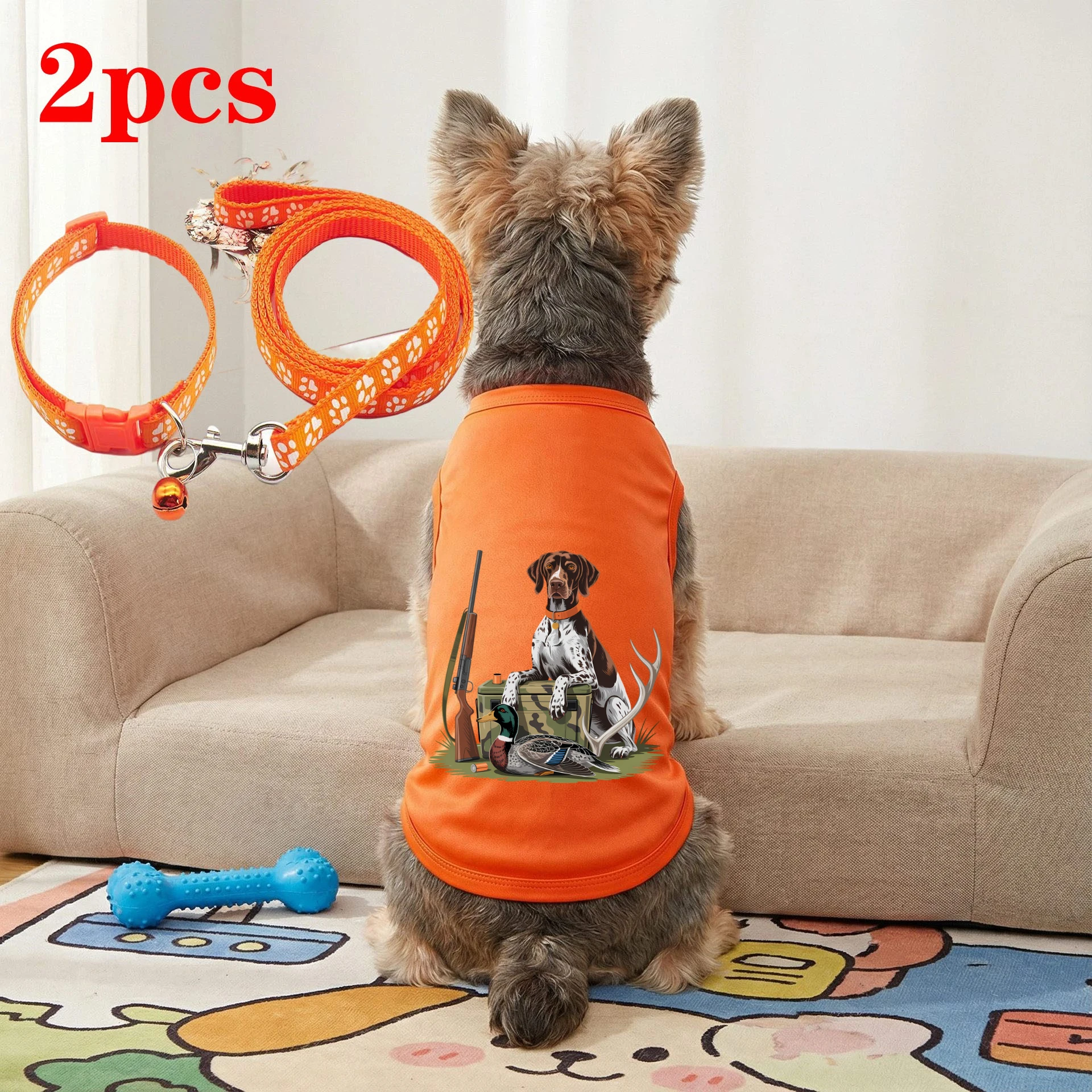 2 Piezas, Nuevo Chaleco para Mascotas Goku, Ropa de Verano para Perros y Gatos, Cachorros Schnauzer, Perros Pequeños, Bichón, Gatos, Primavera, Otoño, Verano
