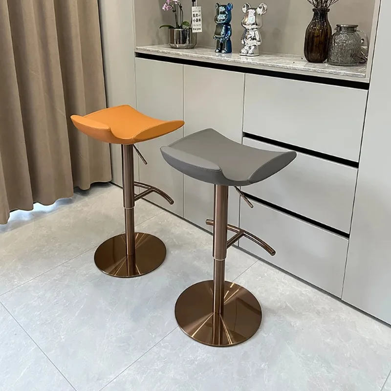 

Nordic Luxury Premium Comfortable Bar Chair Beauty Kitchen Tabourets De Bar Home Furniture Adjustable Height Modern Bar Chair