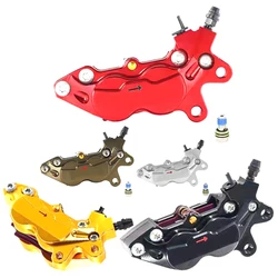40mm Mount Motorcycle Brake Caliper 4 Piston Universal For Honda Yamaha Kawasaki Suzuki Niu CNC Front Rear Brake Moto Disc Brake