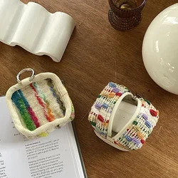 Zipper Pouch Traveling Portable Small Bags Mini Square Coin Bags Money Earphone Storage Bags Coin Money Key Holder