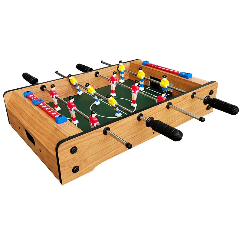 Tabletop Foosball Table- Portable Mini Table Football / Soccer Game Set with Two Balls and Score Keeper for Adults and Kids