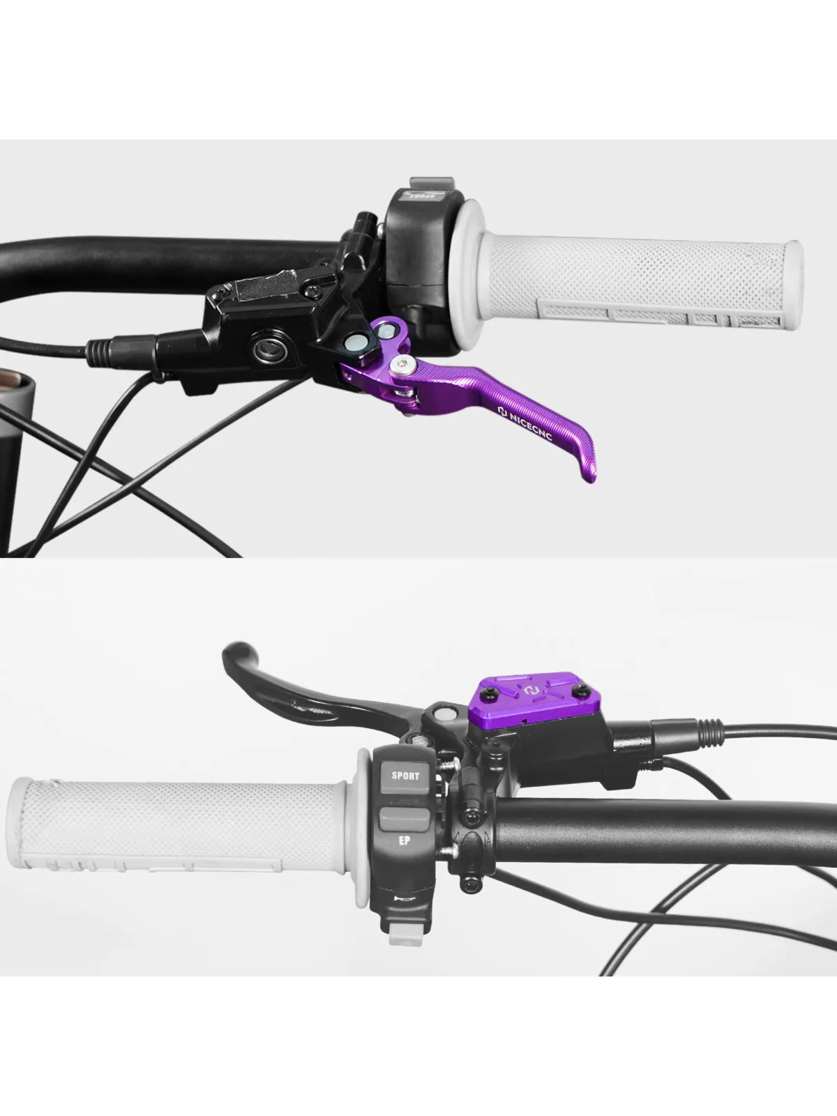 AliExpress NICECNC For Surron Light Bee X Front Rear Fold Brake Lever Brake Reservoir Cover Cap Kit For Sur-Ron Light Bee S L1E Electric Dirt Bike