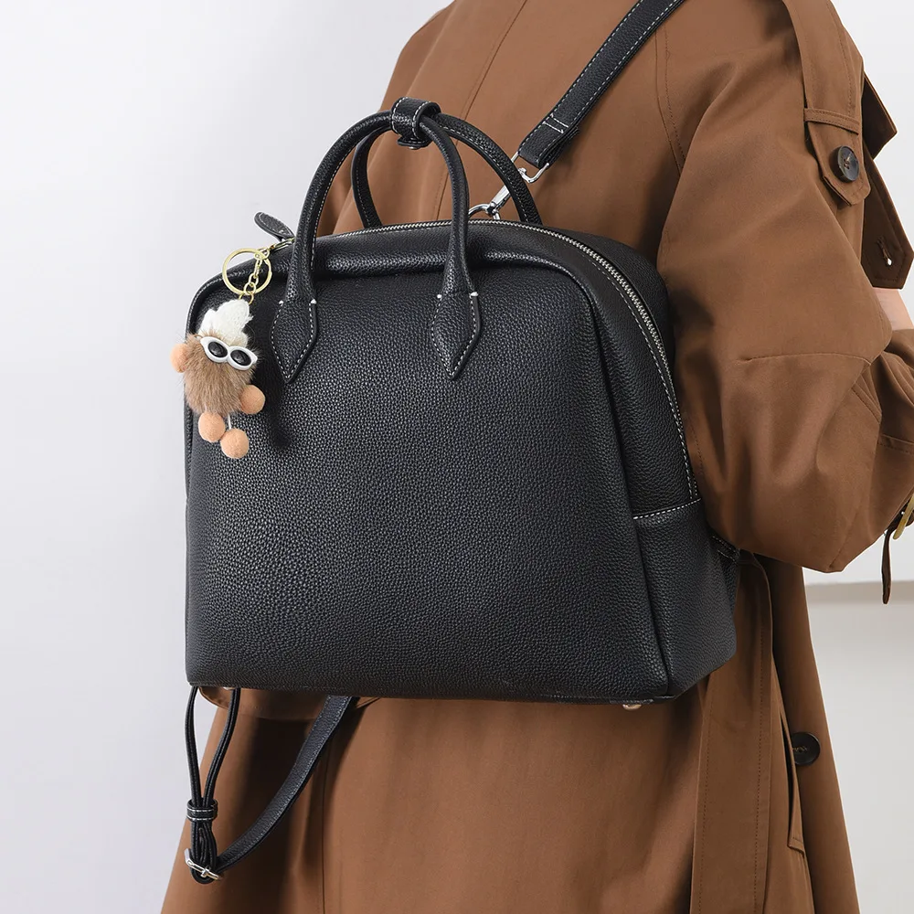 

2025 new simple briefcase large capacity commuter backpack