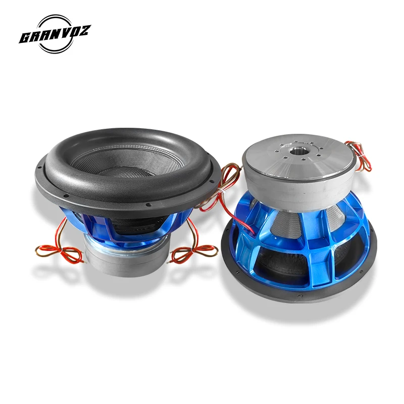 15 inch subwoofer car RMS 2000W Aluminum basket 3" BAVC  dual 2 ohm 300OZ magnet  for car audio