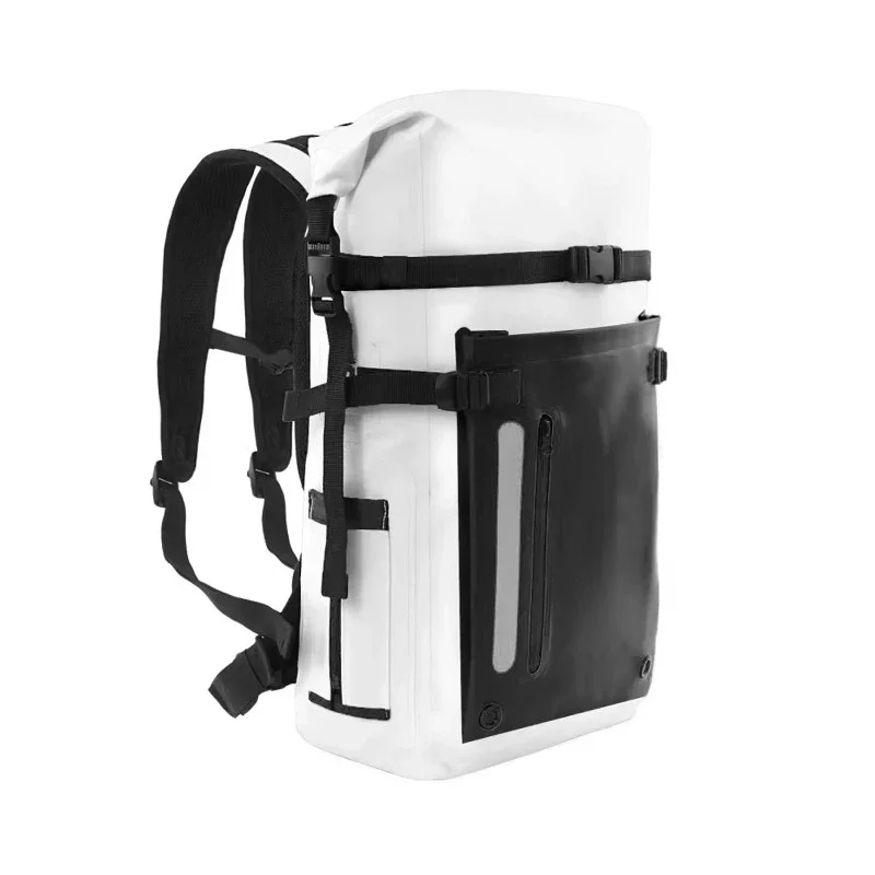 30L Diving Backpack Waterproof Diving Bag Snorkeling Backpack Equipment Swimming River Tracking Rafting Dry Wet Swimming Fin Bag