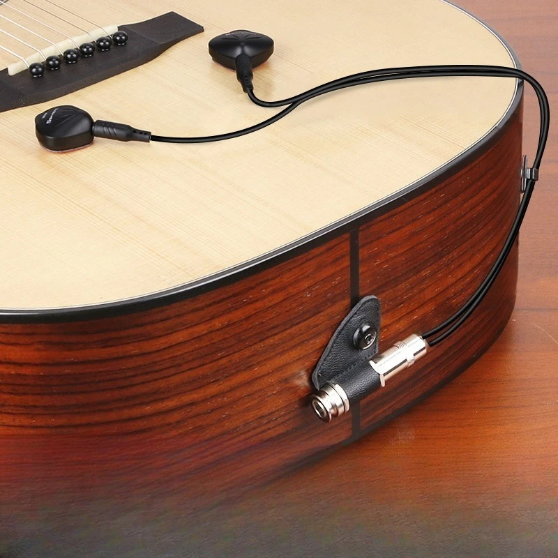 Folk guitar pickup, hole-free guzheng guqin pickup