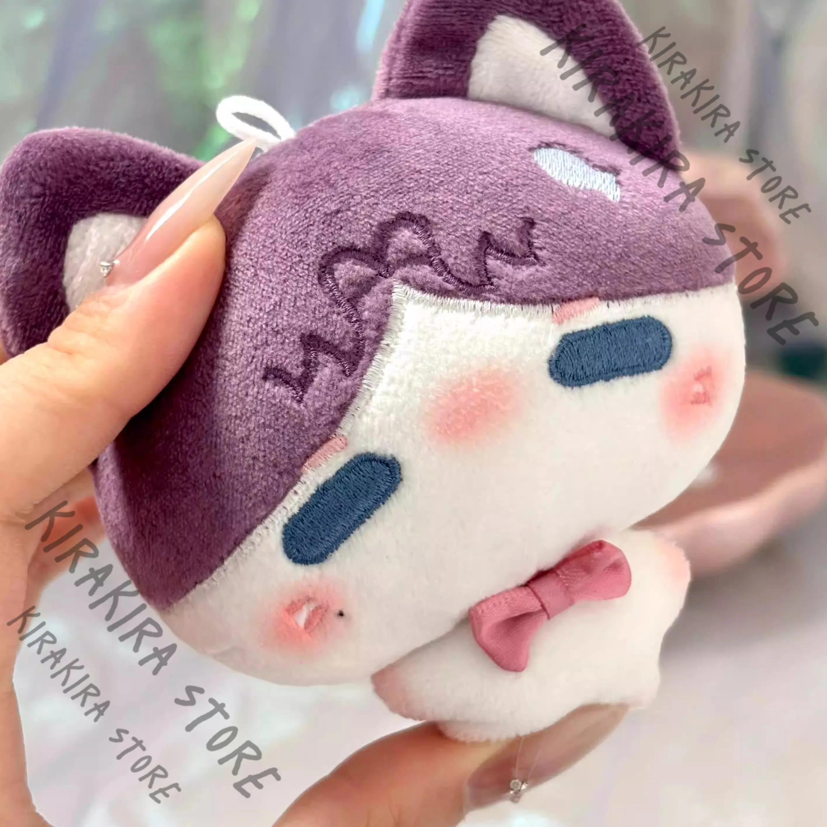 Rafayel 코튼 키 체인 펜던트 Maumet Love and Deepspace Puppet Cosplay Kawaii Stuffed Mascot 열쇠 고리 크리스마스 선물