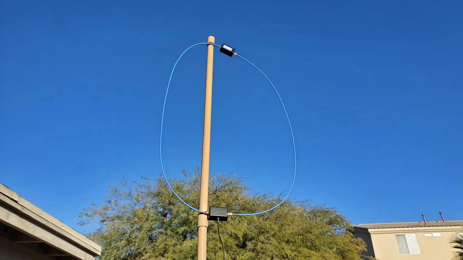 Antena YouLoop à prova d'água super limpa, antena portátil passiva de laço magnético para HF e VHF