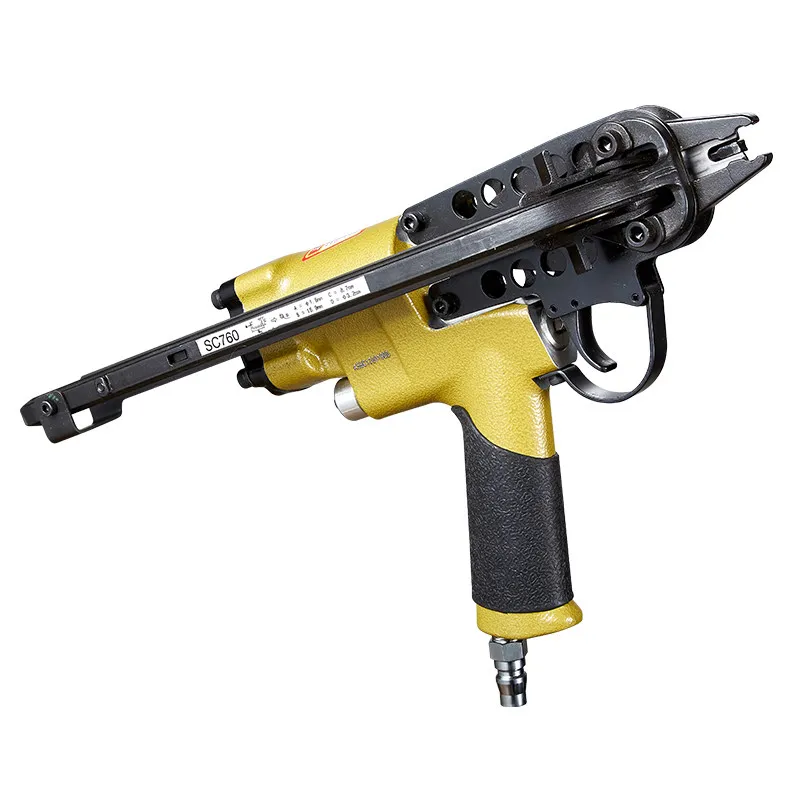 SC760C Pneumatic C-Ring Gun Air Nail Gun Hog Ring Plier C Ring Pliers Tool Air C-type Machine Nailer Pneumatic Nail Gun