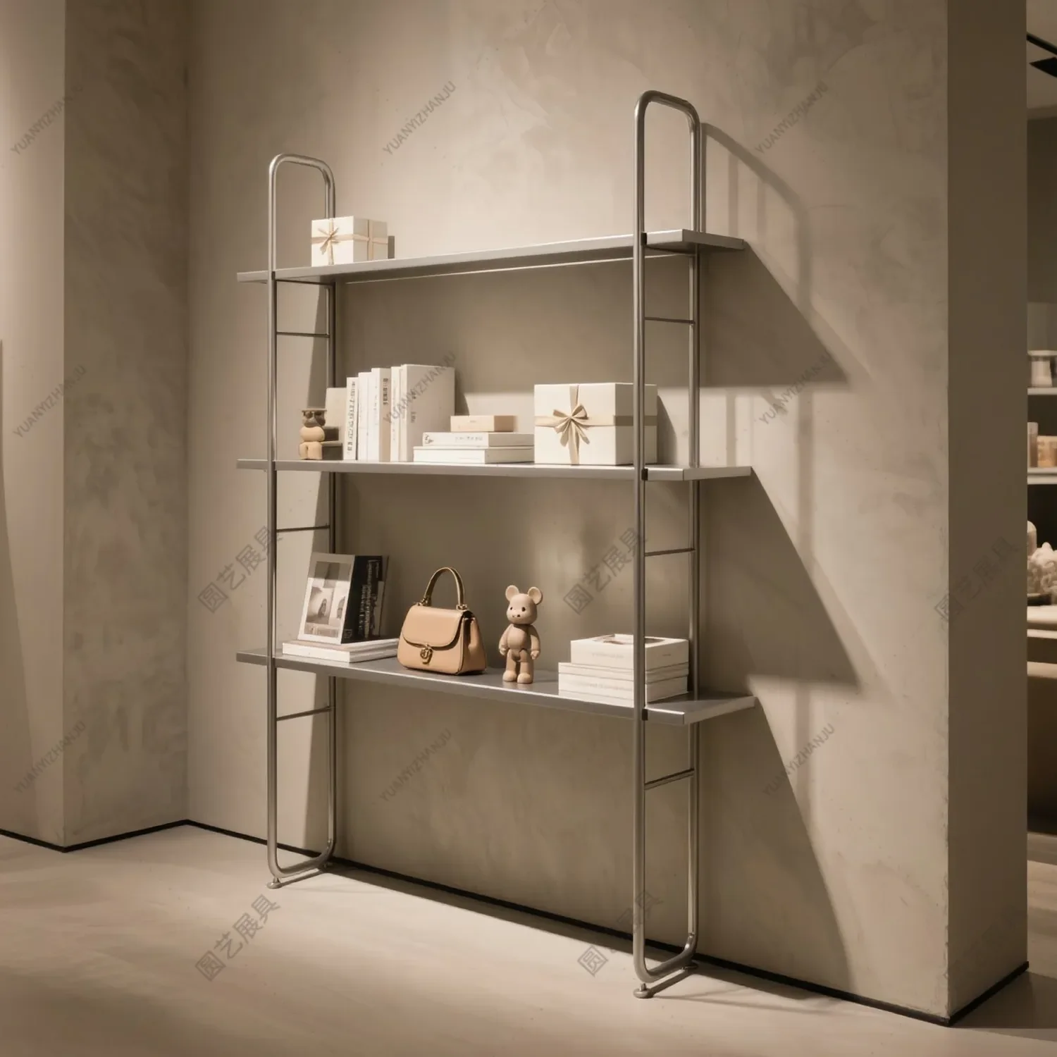 Display Cabinet Shelf Cosmetics Maternal and Infant Store Container Shelf Product Supermarket Display Cabinet Showcase