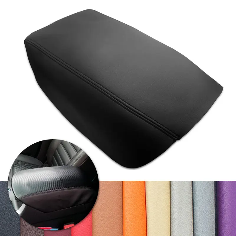 

For Ford Explorer 2011 2012 2013 2014 2015 2016 2017 2018 Car Interior Center Armrest Console Box Microfiber Leather Cover Decor