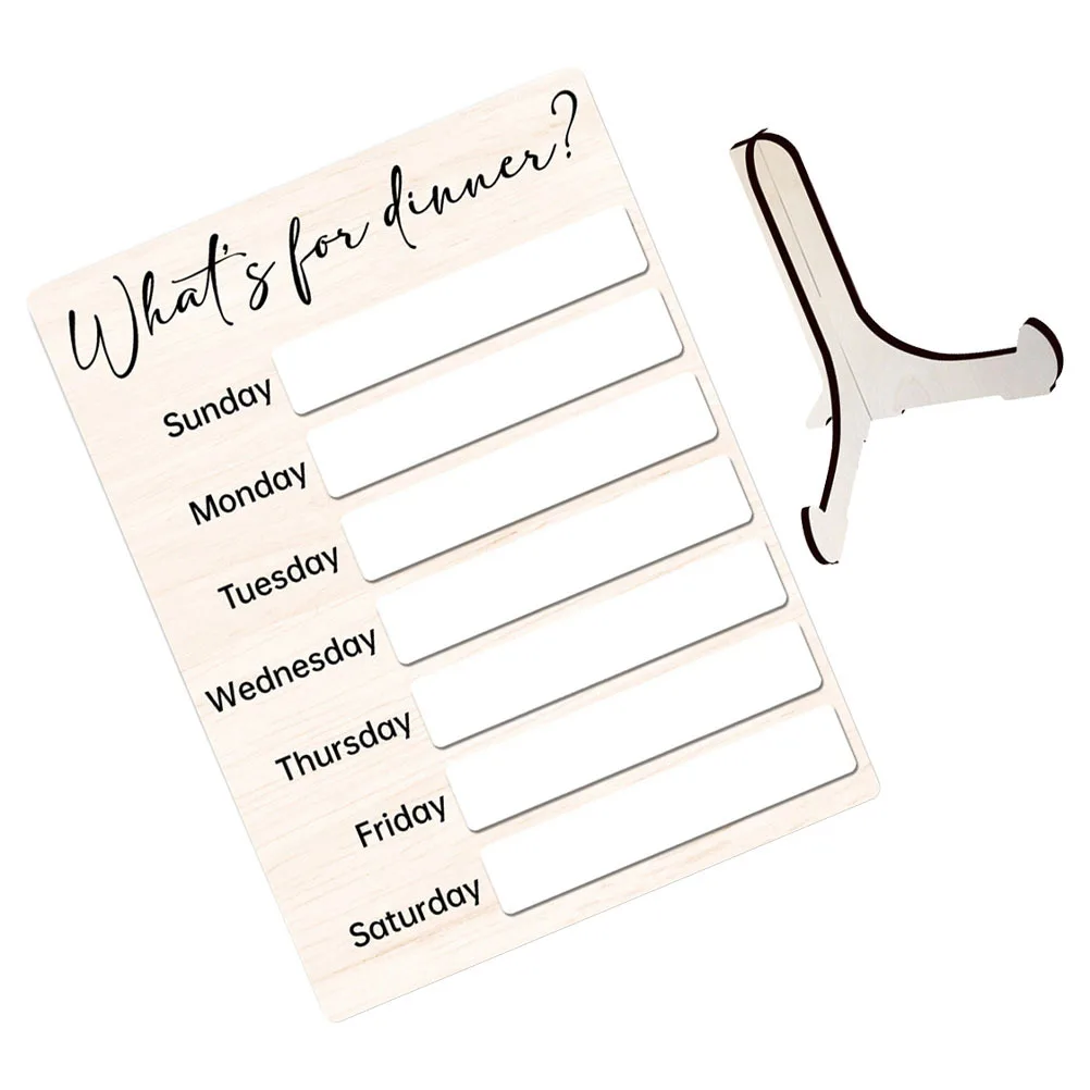 1 Zestaw Magnetyczna Tablica Menu Kuchenna na Lodówkę Tablica Suchościeralna Planer Tygodniowy Menu Arkusz Menu Organizer Domowy Artykuły Gospodarstwa Domowego