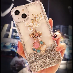 Glitter Handwork Luxury Case For Huawei Pura 70 Ultra P60 Pro P50 P40 P30 Lite Mate 60 50 40 30 Pro P smart 2019 2021 Cover