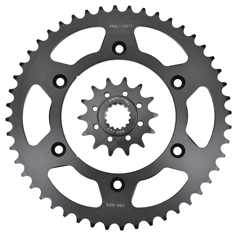 

520 14T 48T Front Rear Sprocket 200 MXC 200 XC-W 250 EXC 300 MX 450 SMR XCF-W 520 EXC MXC 525 EXC Enduro For KTM For Husqvarna