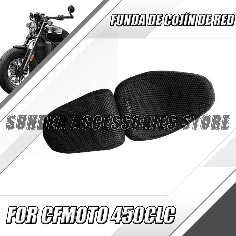 FOR CFMOTO CF MOTO 450 CLC 450 CLC450 450CLC Motorcycle Mesh Seat Cover Sun Protection Heat Insulation Seat Cover