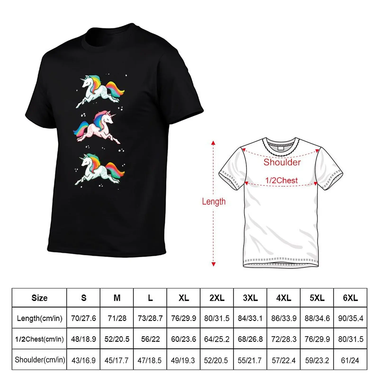 Rainbow Unicorns T-Shirt Luxury man sublime mens white t shirts