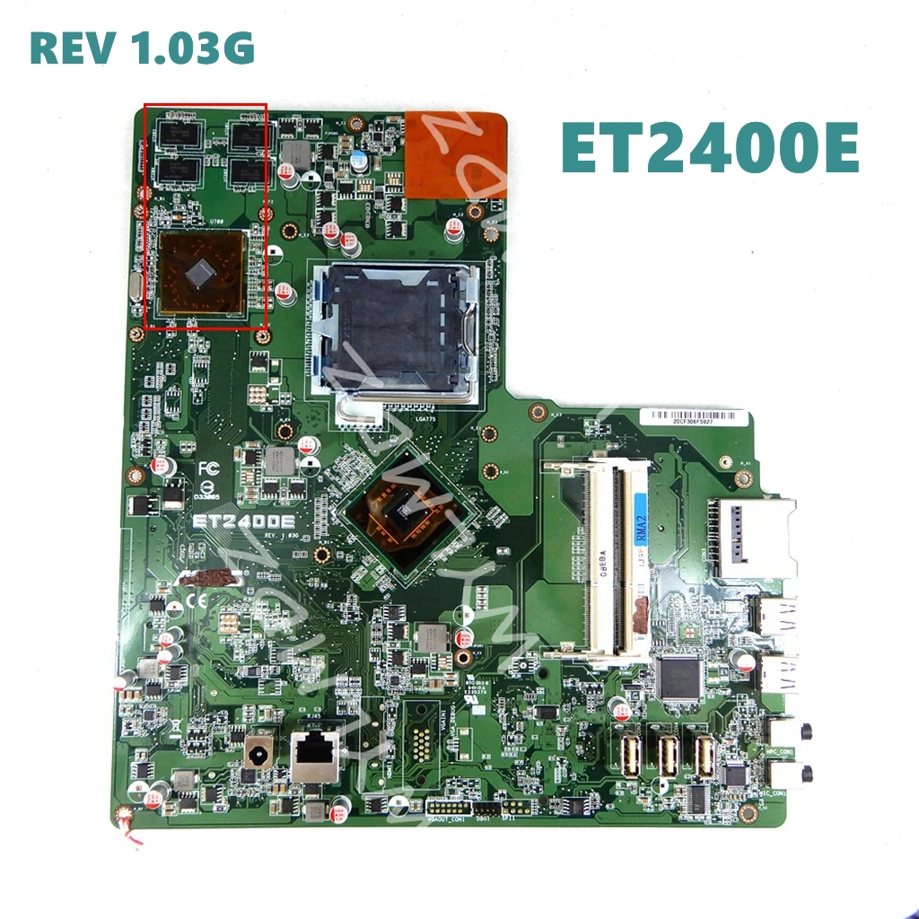 

ET2400E REV 1.03G Mainboard For ASUS ET2400E Motherboard 100% Tested Working Well Free Shipping Used