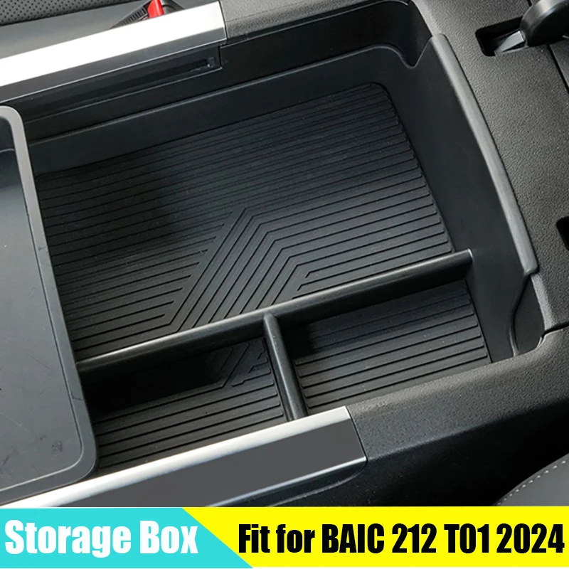 Car Armrest Box Storage Box Suitable for BAIC 212 T01 2024 2025 Modified Car Center Console Armrest Boxs Storage Box Accessories