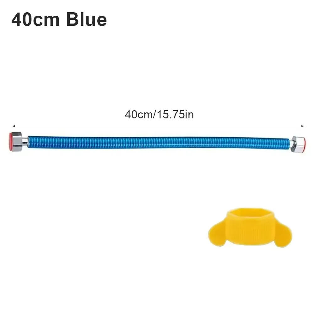 

1Pcs Durable 20/30/40/50cm Water Heater Hose Cold/Hot Handheld Heater Pipe Flexible 304 Stainless Steel Shower Head Hose