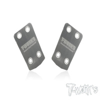 Original T works TO-220-S Stainless Steel Rear Chassis Skid Protector ( For S-Workz S350 EVO / S350 EVO II / S35-3 / S35 Rc part