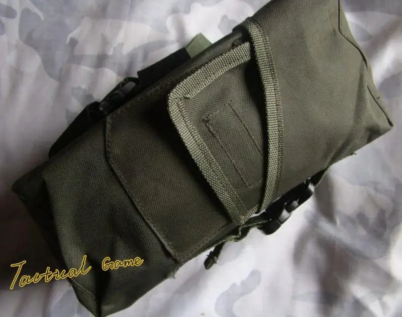 Tactical Hunting Storage Bag Accessory Bag Storage Bag Leg/Belt/Molle Gas Mask Bag  Black /Green